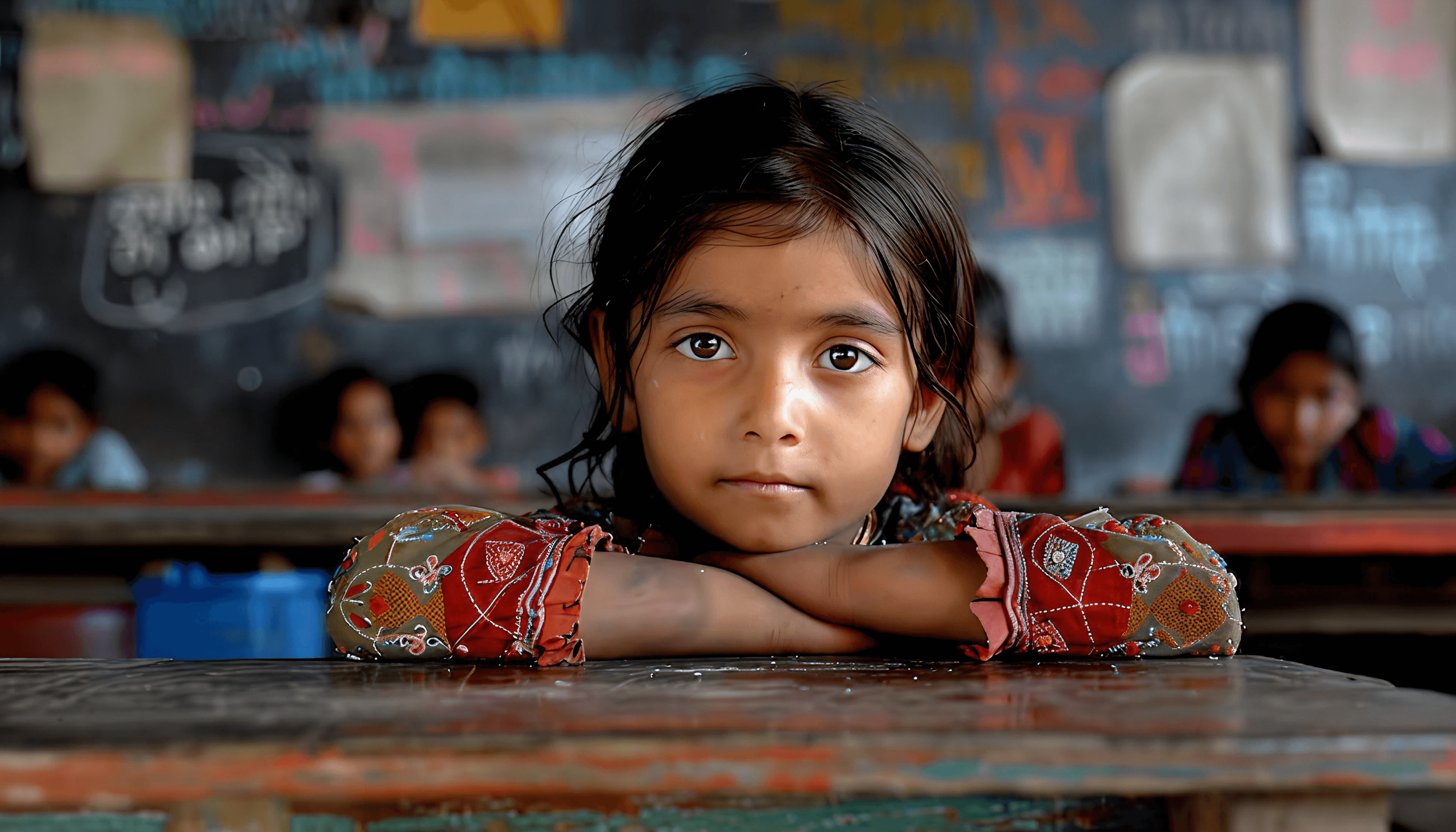 Girl in classroom